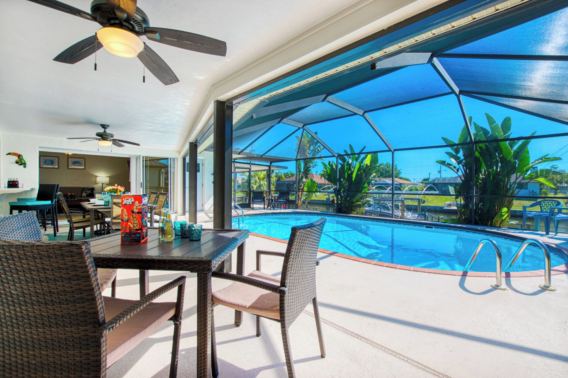 Et oppvarmet basseng