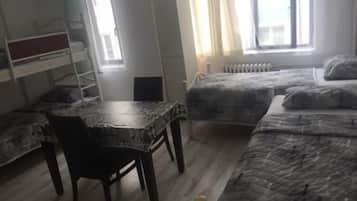 Basic Shared Dormitory | Desk, laptop workspace, free WiFi, bed sheets