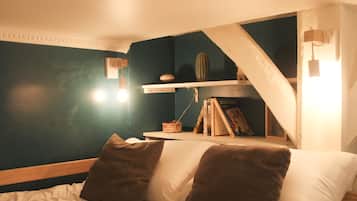 1 chambre, fer et planche Ă repasser, Wi-Fi, draps fournis
