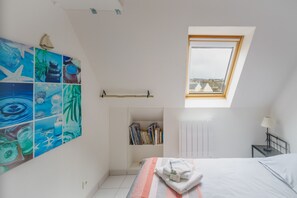 2 bedrooms, iron/ironing board, free WiFi, bed sheets - Les Océanes - Vue Mer (Saint-Nic)