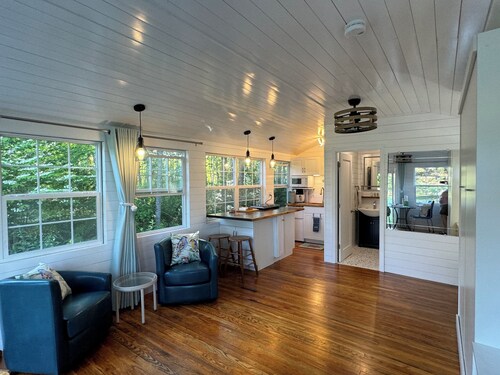 Oceanside Acadia Artist's Studio with high end finishes and local character 