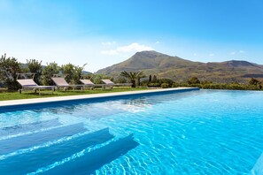 Pool - Stunning private villa for 8 guests with private pool, WIFI, A/C, TV, terrace and panoramic view (Castellammare Del Golfo)