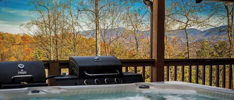 Tina de hidromasaje al aire libre