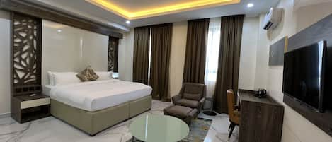 Pillowtop beds, in-room safe, individually decorated