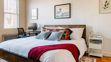 2 bedrooms, desk, iron/ironing board, free WiFi