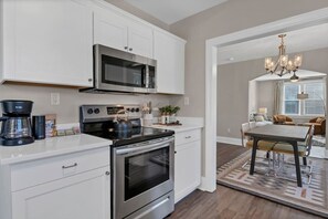 Fridge, microwave, oven, stovetop - Forest Acres Boho Home | 2BR 1BA (Columbia)