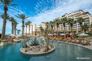 Pool - Relaxing Ocean Front, Top Floor 2 Bedroom Penthouse. (Cabo San Lucas)