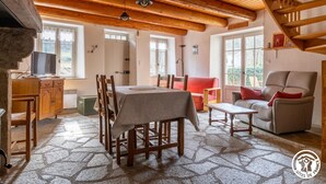 TV, fireplace - Le Moulin - Beurieres (BEURIERES)