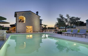 Piscine chauffée