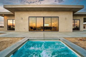 Pool - Starlit Dunes | spa, pool table, bocce, 360° views (Joshua Tree)