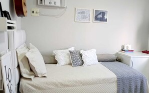 2 soveværelser, strygejern/strygebræt, sengetøj