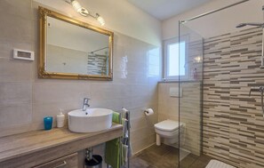 Shower, hair dryer