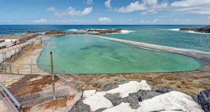 The blue boat sunset