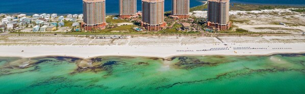 On the beach - Portofino Island Resort & Spa | Tower 4-1204 | My Beach Getaways (Pensacola Beach)