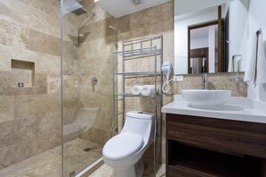 Shower, towels