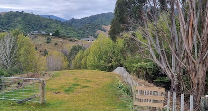 Commune with Nature at Hilltop View in Nikau Valley!