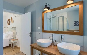Shower, hair dryer