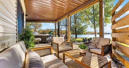 Lakefront - GeoDome, Kayaks, Hot Tub, Fire Pits, Swingset, Game Room, Theater,EV