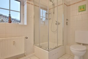 Shower, hair dryer