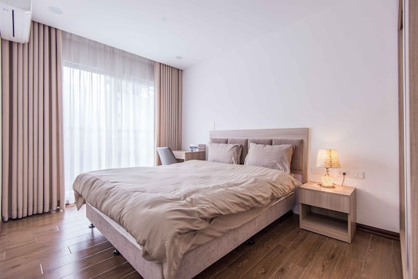 Appartement Ville | 1 chambre, rideaux d’obscurcissement, fer et planche à repasser