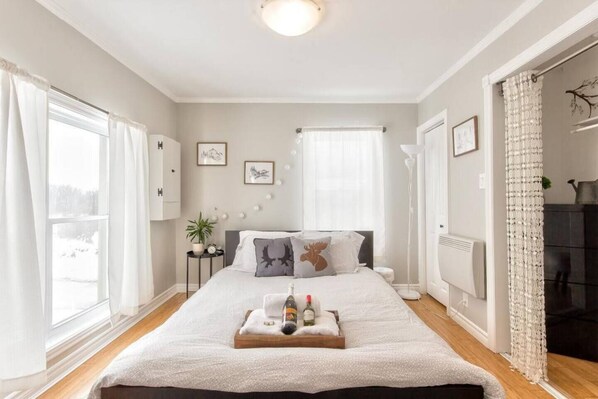 1 soverom, strykejern/-brett, wi-fi og sengetøy