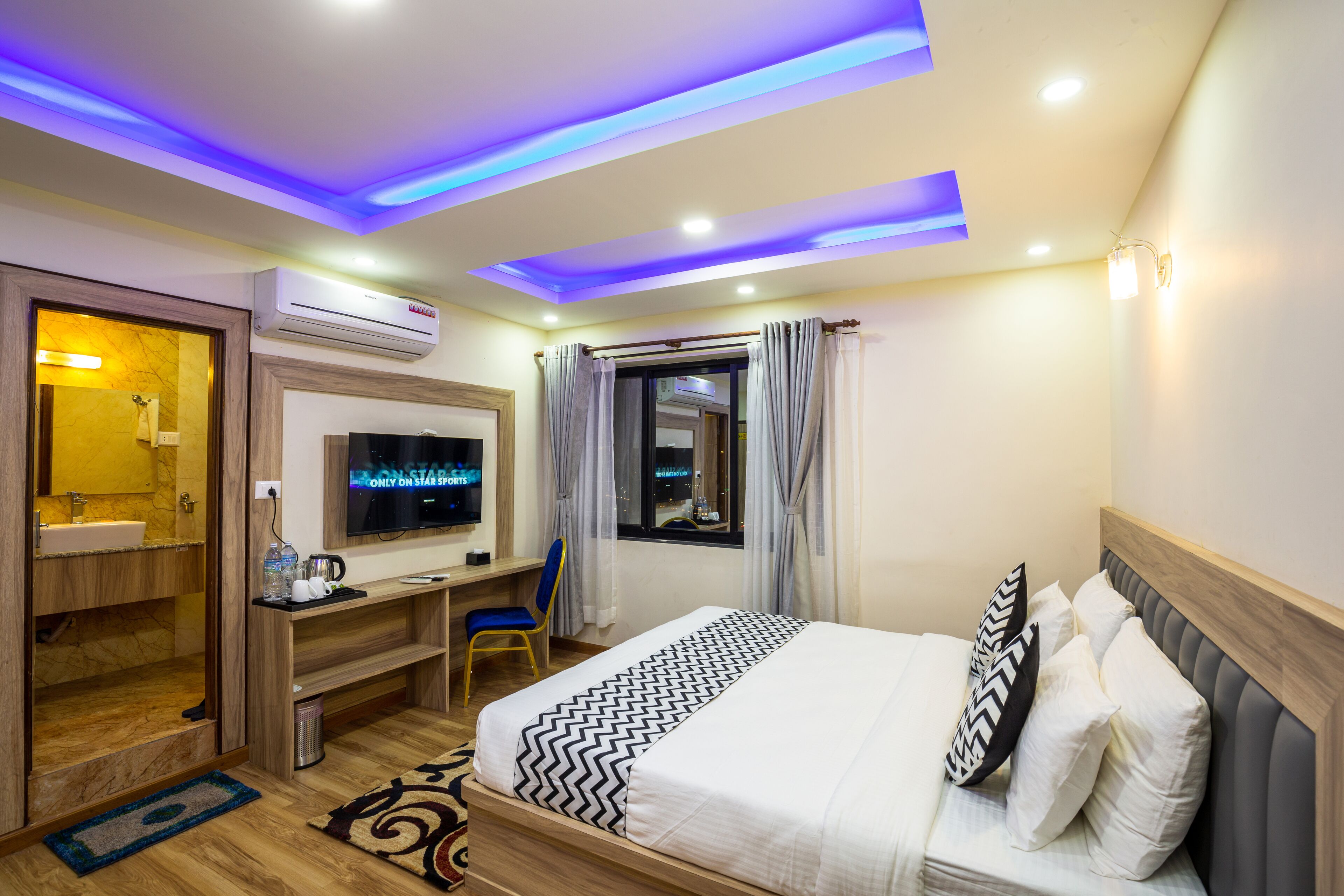 Habitación doble superior | Tabla de planchar con plancha y wifi gratis