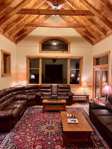 Well accommodated lakeside lodge with ITS trail access near West Forks, Maine.