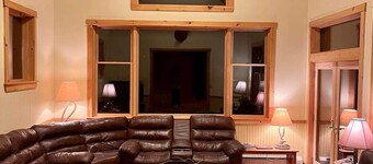 Well accommodated lakeside lodge with ITS trail access near West Forks, Maine.