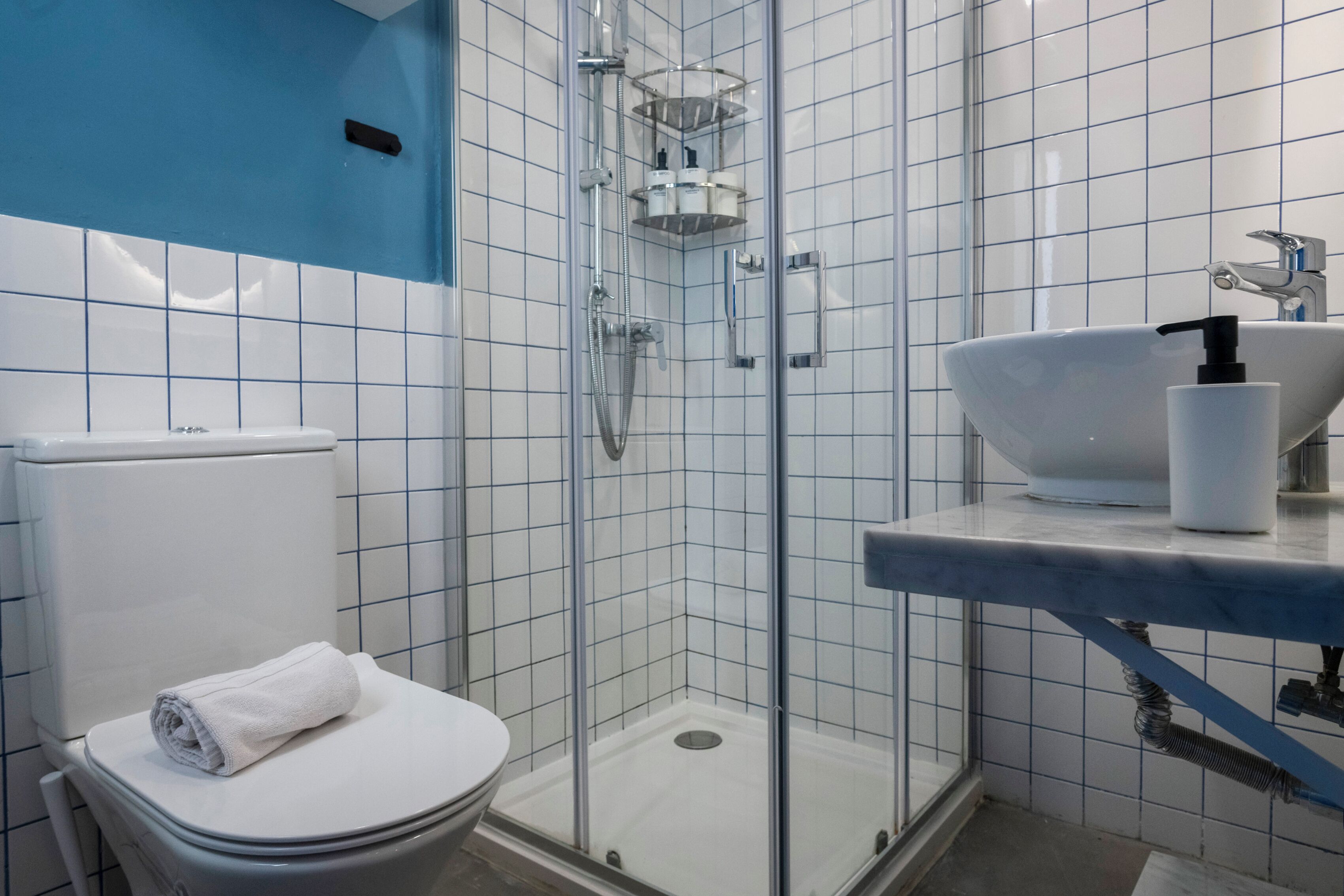Dusj på badet