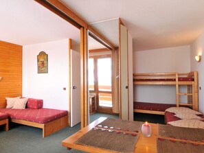 Free WiFi - Divisible studio with slope view - 4 guests (Belle Plagne)
