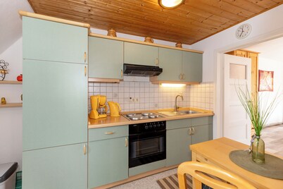 GemĂŒtlich 2-zimmer-fewo mit Gartenterrasse im Herzen von Rerik!