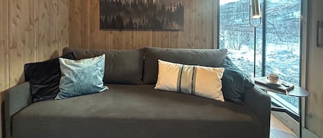 Smart TV y chimenea