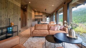 Smart-tv en een open haard