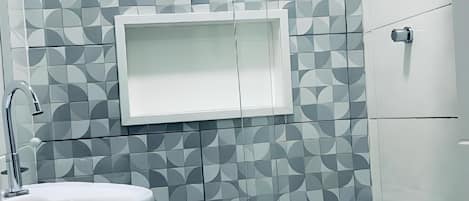 Doppia Superior | Bagno | Doccia, asciugamani