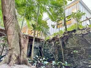 Exterior detail - Coconut Grove Mid-Century Jungle Oasis (Miami)