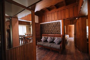 Deluxe Bungalow, 2 Bedrooms | Living area | Flat-screen TV