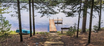 Fun Lake Home Near Trails, Ice Fishing, Private Setting, Dogs OK