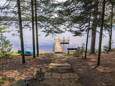 Fun Lake Home Near Trails, Ice Fishing, Private Setting, Dogs OK