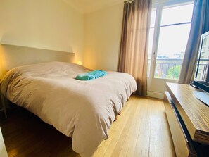 1 Schlafzimmer, Bügeleisen/Bügelbrett, kostenloses WLAN, Bettwäsche