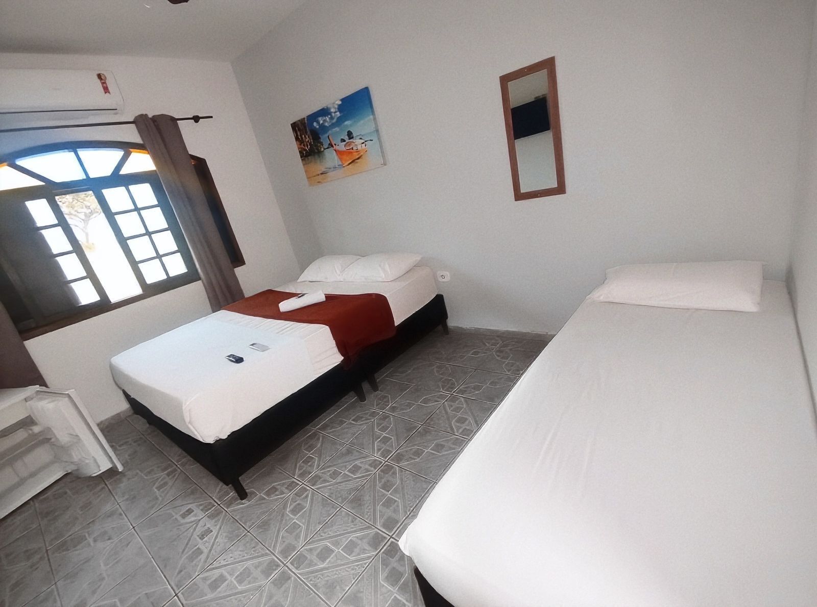 1 habitación y ropa de cama 