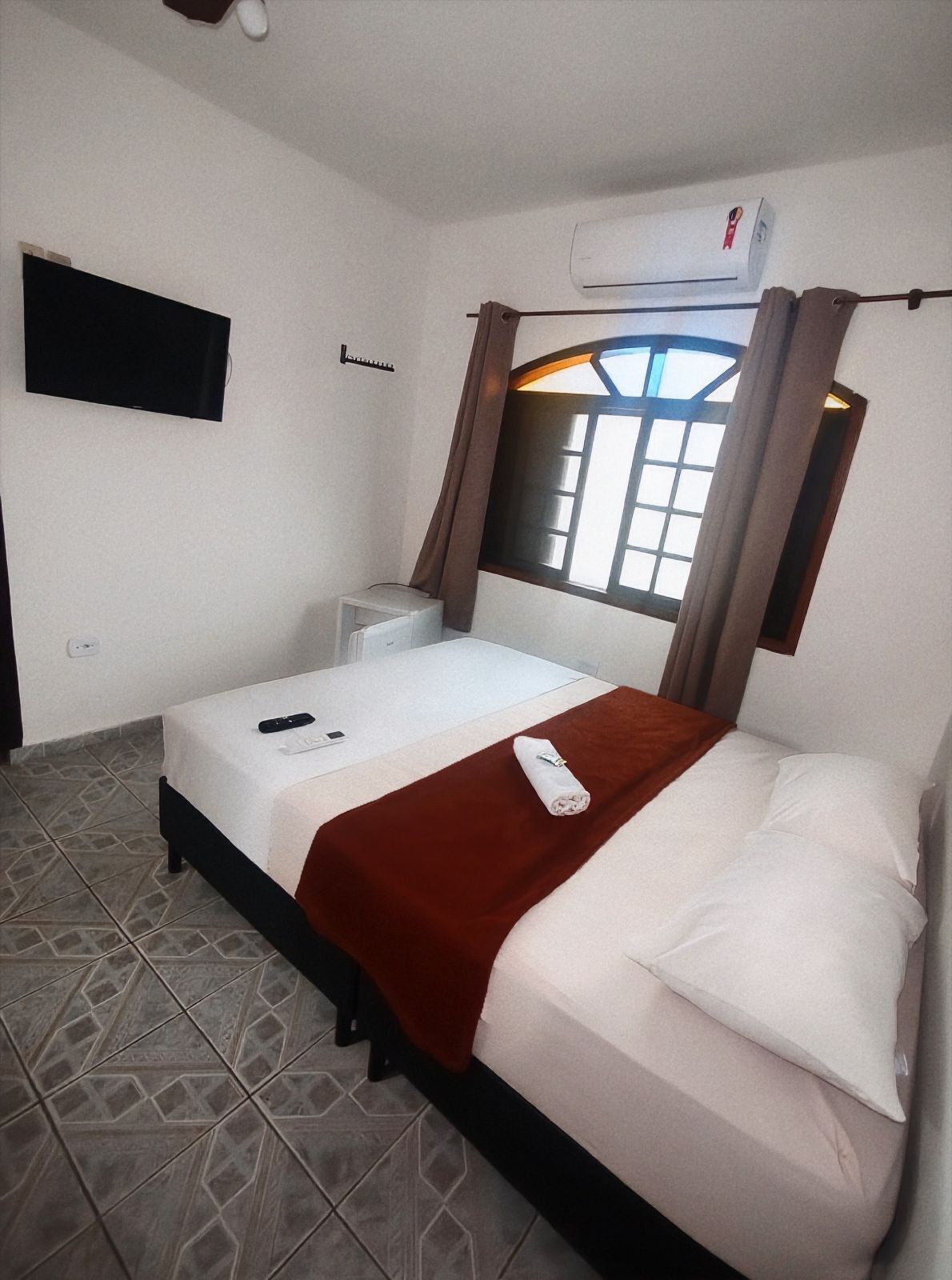 Quarto triplo superior | 1 quarto, roupa de cama