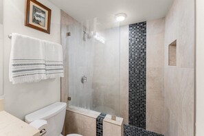 Hair dryer, towels