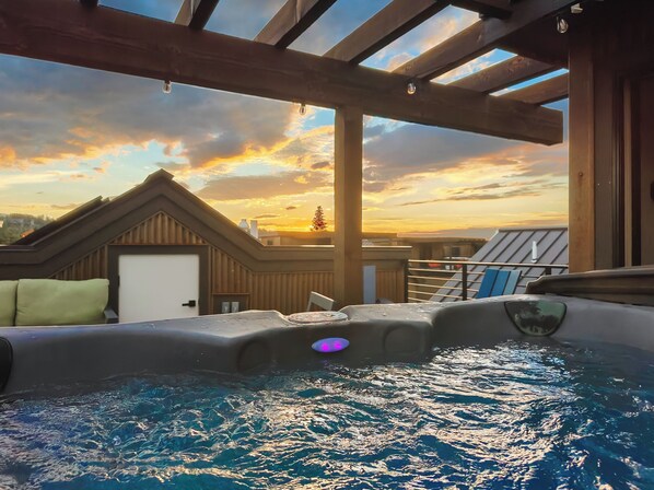 Baignoire à remous extérieure