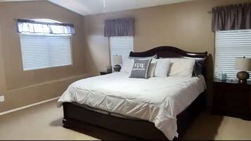 5 bedrooms, iron/ironing board, travel crib, free WiFi