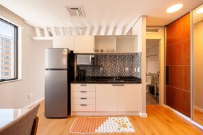 Comfort Apartment | Private kitchen | Mini-fridge, espresso maker, electric kettle
