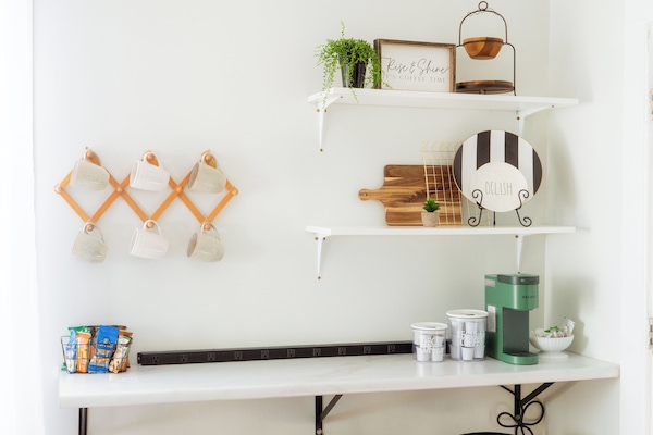 Cozy coffee bar-have a seat!