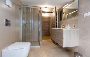 Shower, hair dryer