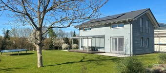 Entire house next to black forest