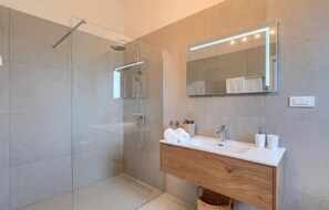 Shower, hair dryer