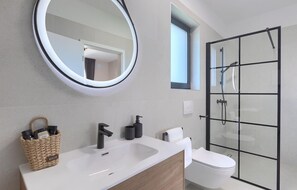 Shower, hair dryer